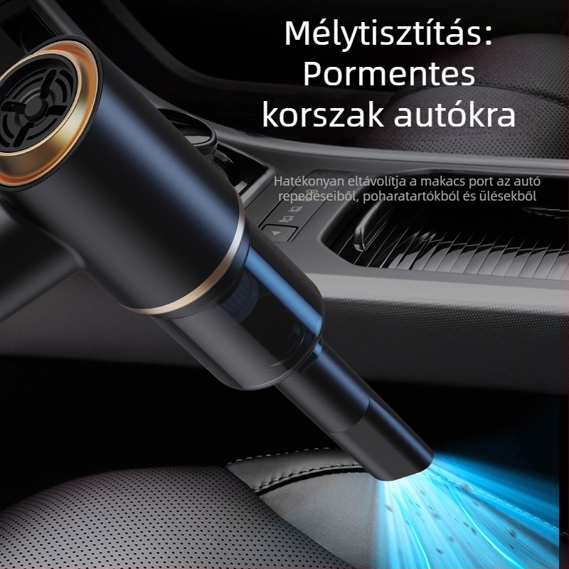 Új autós háztartási porszívó kézi kis vezeték nélküli szuper szívóerejű autós beltéri nagy teljesítményű mini porszívó