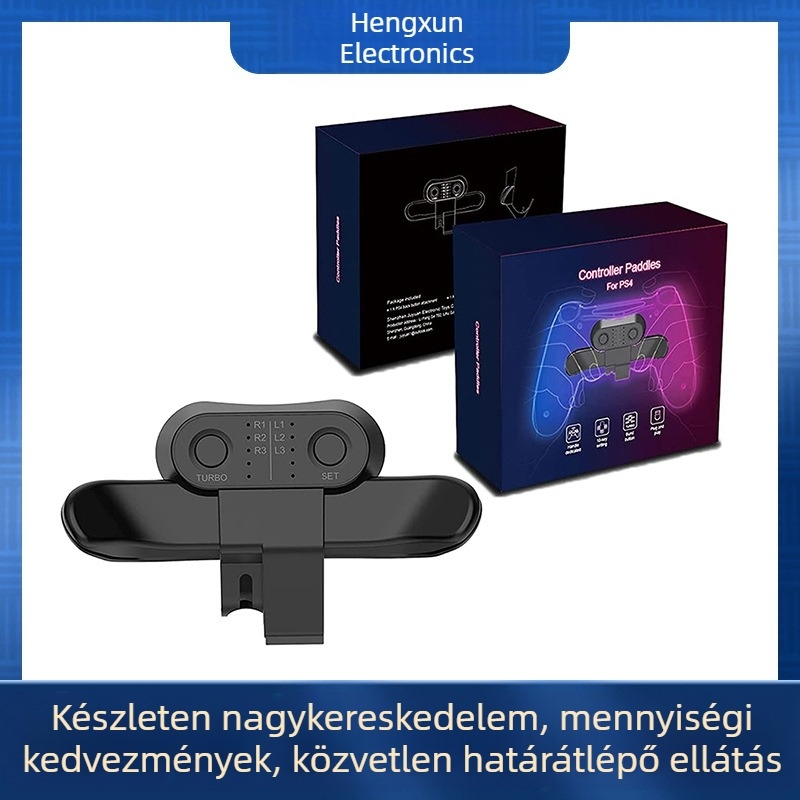 Határokon átnyúló PS4 fogantyú hátsó kulcs hátsó hosszabbító ps4 hátlap egyedi programozás burst hátsó klip kulcs átalakító