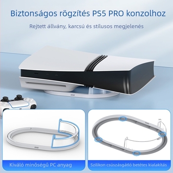 Jó ár-érték arányú PS5 Pro optikai meghajtó verzió digitális verzió vízszintes tárolóállvány PS5 Pro játékkonzol lapos állvány