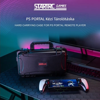 Startrcgames tárolódoboz Playstation Portal táska robbanásbiztos, nedvességálló, penészálló kézi vízálló tok