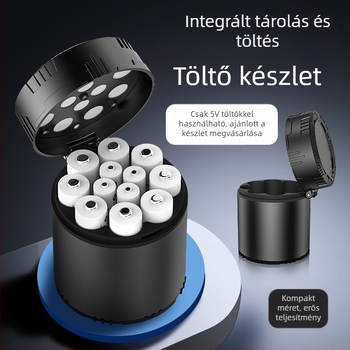 5. számú 7. számú állandó feszültségű 1,5 V-os újratölthető lítium akkumulátor 12 raktári töltő Tartós tárolási töltés Integrált AA töltő