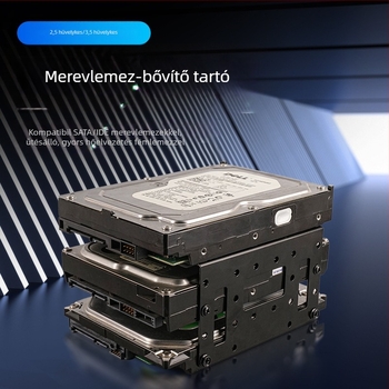 3,5 hüvelykes merevlemez-bővítőkeret SATA/IDE univerzális ütésálló, leesésgátló, üreges hőelvezető fémkeret