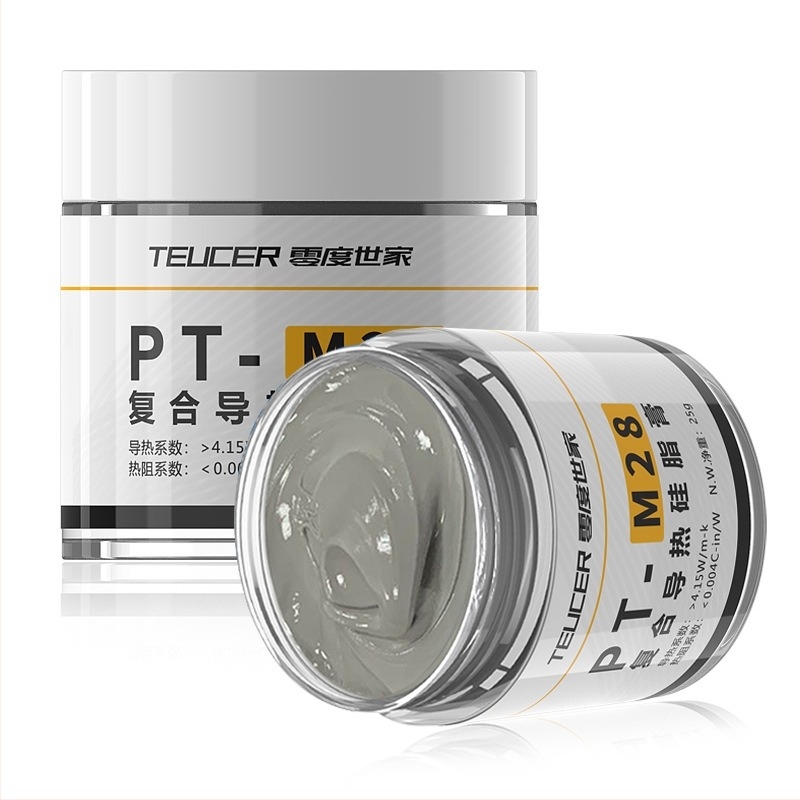 Nulla fokos család PT-M28 hőelvezető szilikonzsír 25g asztali számítógép notebook grafikus kártya gpu chip hőelvezető szilikon