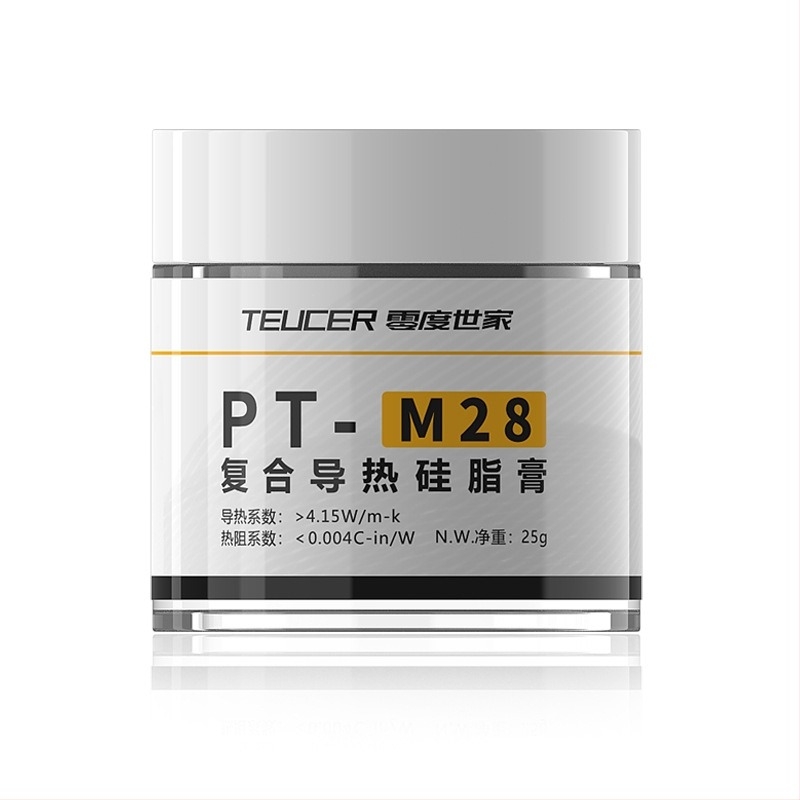 Nulla fokos család PT-M28 hőelvezető szilikonzsír 25g asztali számítógép notebook grafikus kártya gpu chip hőelvezető szilikon