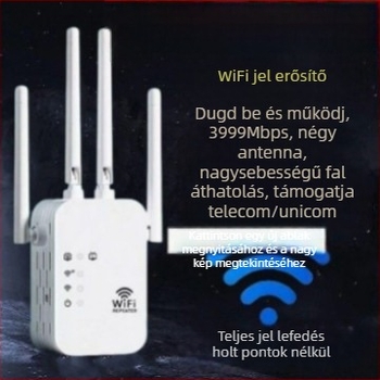 WiFi jelerősítő vezeték nélküli jelerősítő hálózati router átalakító jelerősítő