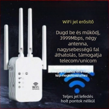 WiFi jelerősítő vezeték nélküli jelerősítő hálózati router átalakító jelerősítő