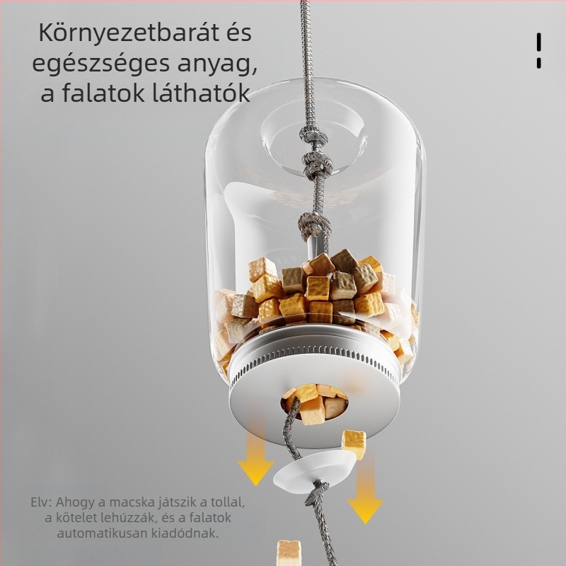 Macska oktatójáték fagyasztva szárított ételszivárgás-gátló labda az unalom enyhítésére, kutya és macska intelligencia játék kisállat önöröm ételszivárgás-gátló eszköz