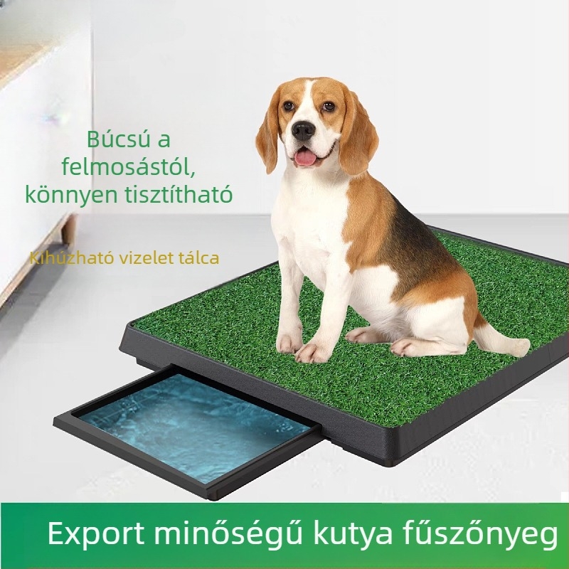 Kutya WC Kisállat Gyephez Illesztő Kutya WC Nagy és Kis Változat Szimulált Gyep Kisállat Pelenkázó Pad Határokon Átnyúló Gyári Készlet