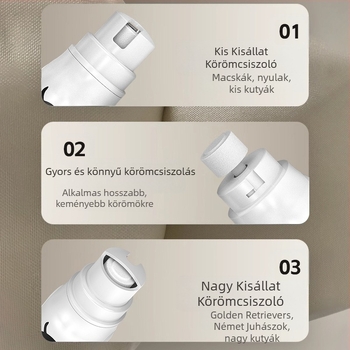 Nagy vendég kisállat körömcsiszoló elektromos körömvágó körömvágó macska és kutya szépségápolási tisztító körömvágó kisállat körömvágó forró