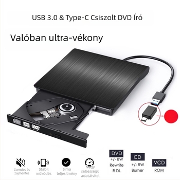 Gyártó export dedikált semleges USB 3.0 külső DVD-író, valódi ultravékony lejátszó, 8 sebességes D9 író