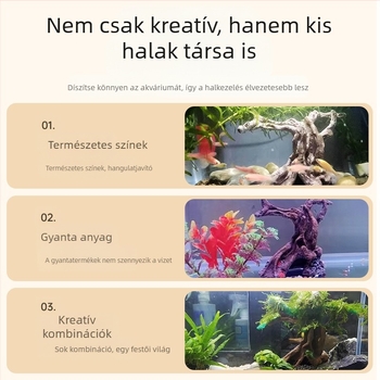 Akvárium Tájkép Fedélzet Rák Üveg Halott Fa Gyanta Kézművesség Dekoratív Díszek Hal és Garnéla Hüllő Kisállat Szökőház Lyuk