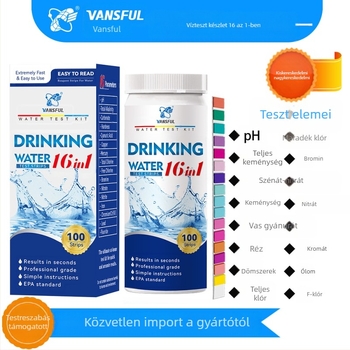 Határokon átnyúló e-kereskedelem Wancheng biológiai víztisztító víz ivóvíz csapvíz úszómedence víz tesztcsík 16 az 1-ben