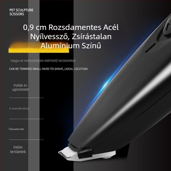 Macskaláb borotválkozási szőrvágó kutyaláb szőrvágó kisállat lábujj borotválkozási szőrvágó elektromos nyomóhajvágó fülszőr-némítás