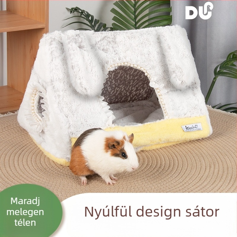 Tengerimalac Amazon szellőző és lélegző tengerimalac sün nyúlfészek bőrbarát és kényelmes menedék nyúl alakú sátor