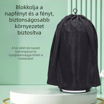 Weibi Xinqi kerek madárkalitka-takaró tigrisbőrből, nyolc testvérből készült kalitka-takaró, árnyékoló, meleg, vízálló, szélálló madárkalitka-kendő