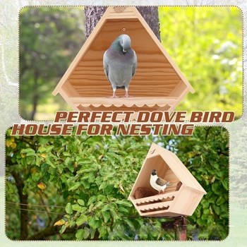 Fa függő madárfészek galambház kültéri madárélőhelyhez pásztori kolibri fal tömör madárfészek