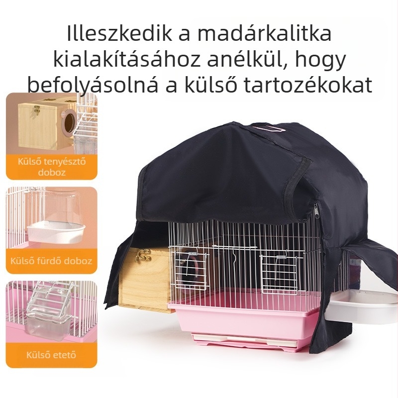 Madárkalitka overall hőszigetelés árnyékolás szélálló műtárgy téli műtárgy titokzatos tigrisbőr madárkészlet papagáj kellékek nagykereskedelem
