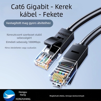 Hálózati kábel 6-os kategóriájú gigabites nyolcmagos csavart érpáras hálózati kábel Kiváló minőségű számítógép-csatlakozókábel Nw102 jumper
