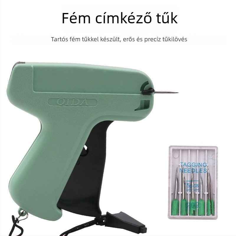 Ruházat címkéző pisztoly címkéző pisztoly játék védjegyzett címkéző pisztoly ragasztótű pisztoly QIDA címkéző pisztoly gerely