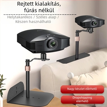 Projektor konzol lyukmentes rejtett fém éjjeli kanapé poláris rizsdió fej univerzális asztali konzol