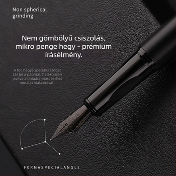 Töltőtoll ajándékdoboz készlet diákoknak, üzleti és irodai használatra, vékony hegyű, felnőtt kalligráfiai tintás toll, gravírozott tolltartó