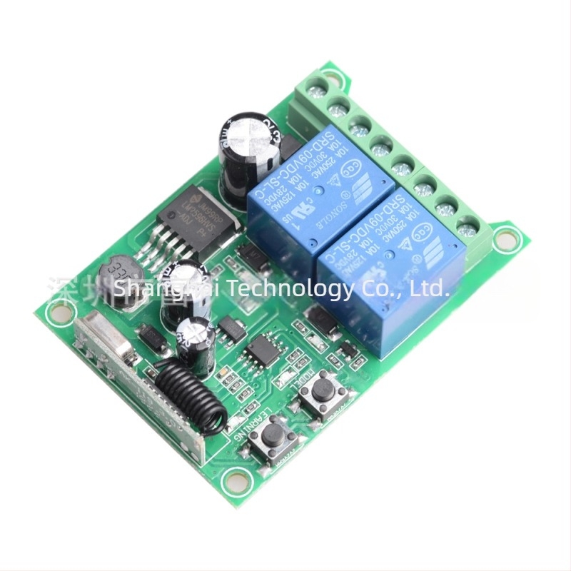 DC12V-48V 2-utas intelligens többfunkciós motorkapcsoló garázslámpákhoz autómódosításhoz RK02E fém