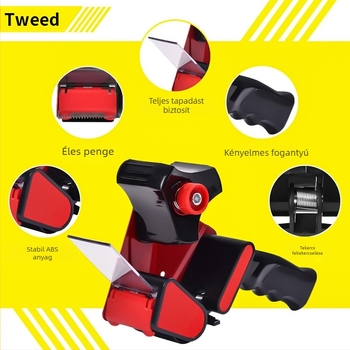 2 hüvelykes fémszalag-tömítő kézi szalagvágó átlátszó szalagcsomagoló határokon átnyúló gyári közvetlen értékesítés