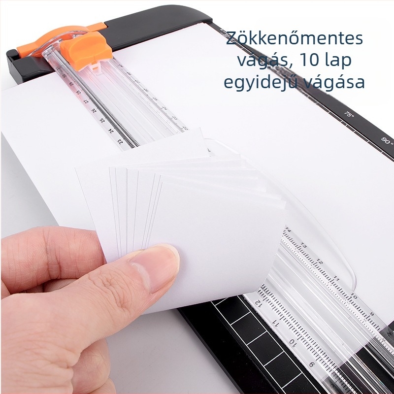 ZEQUAN gyári, határokon átnyúló, forró eladású, A4-es műanyag alappapírvágó, papírvágó, papírvágó, kis papírvágó