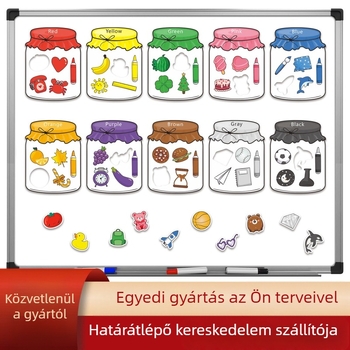 Határokon átnyúló robbanások érdekes színfelismerés mágneses osztályozás játékok öltöny szín cukordobozok szülői nevelés koragyermekkori nevelés hűtőmágnesek