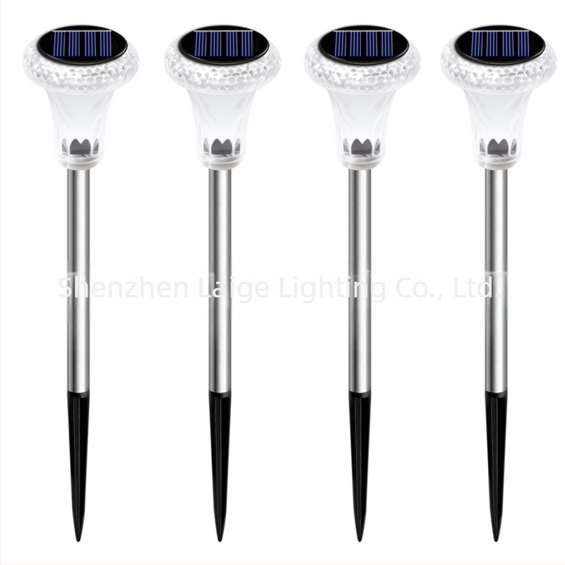 Kültéri vízálló betétlámpa napelemes kerti lámpa kerti villa kerti lámpa kültéri szuperfényes napelemes gyeplámpa