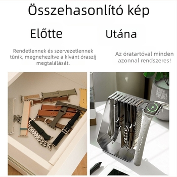 Alkalmazható Apple Watch töltőalap pánt tárolóállvány iWatch fém Apple Watch töltő