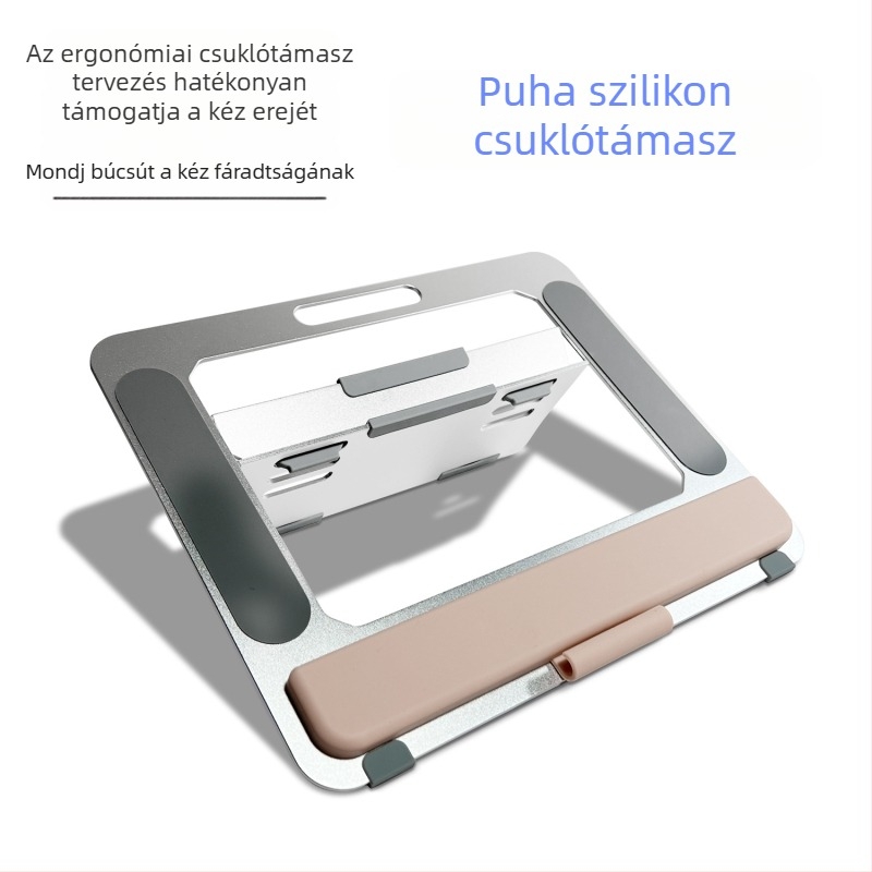 Hordozható professzionális festőtáblagép-állvány csuklótámasszal, állítható szögű alumíniumötvözetből iPad asztali állványhoz