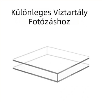 Akril mély- és sekélyvízi tartály medence lövészeti kellékek nagy felbontású átlátszó víz alatti felfüggesztési tesztdoboz