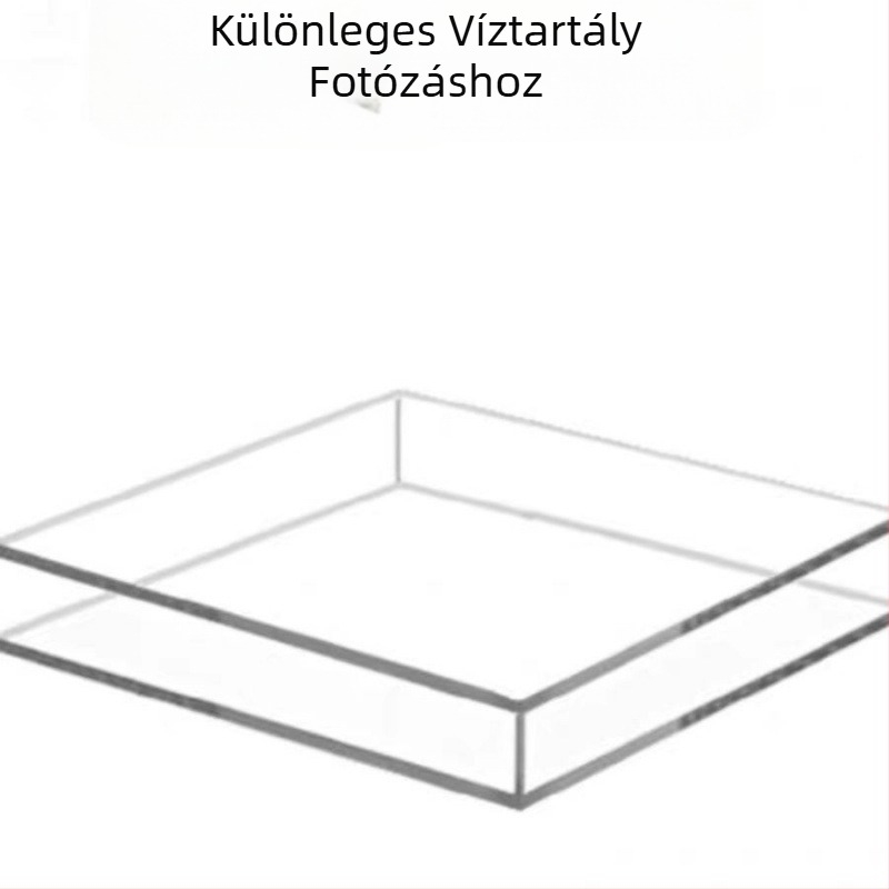 Akril mély- és sekélyvízi tartály medence lövészeti kellékek nagy felbontású átlátszó víz alatti felfüggesztési tesztdoboz