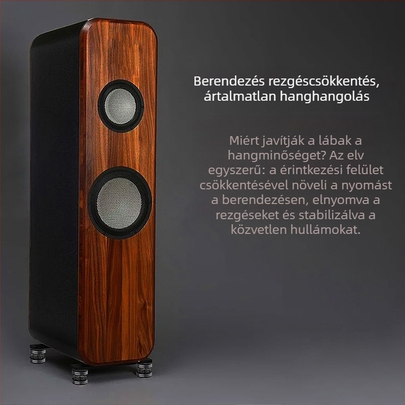 HIFI láz audio erősítő hangszóró rugó lengéscsillapító lábszeg CD epegép alumínium ötvözet lengéscsillapító lábtámasz csúszásgátló pad