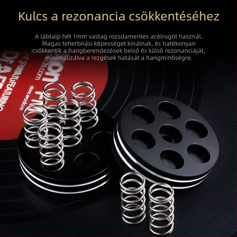 HIFI láz audio erősítő hangszóró rugó lengéscsillapító lábszeg CD epegép alumínium ötvözet lengéscsillapító lábtámasz csúszásgátló pad
