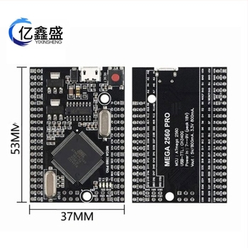 Mega2560 Pro ATmega2560-16AU USB CH340G intelligens elektronikai fejlesztőkártya