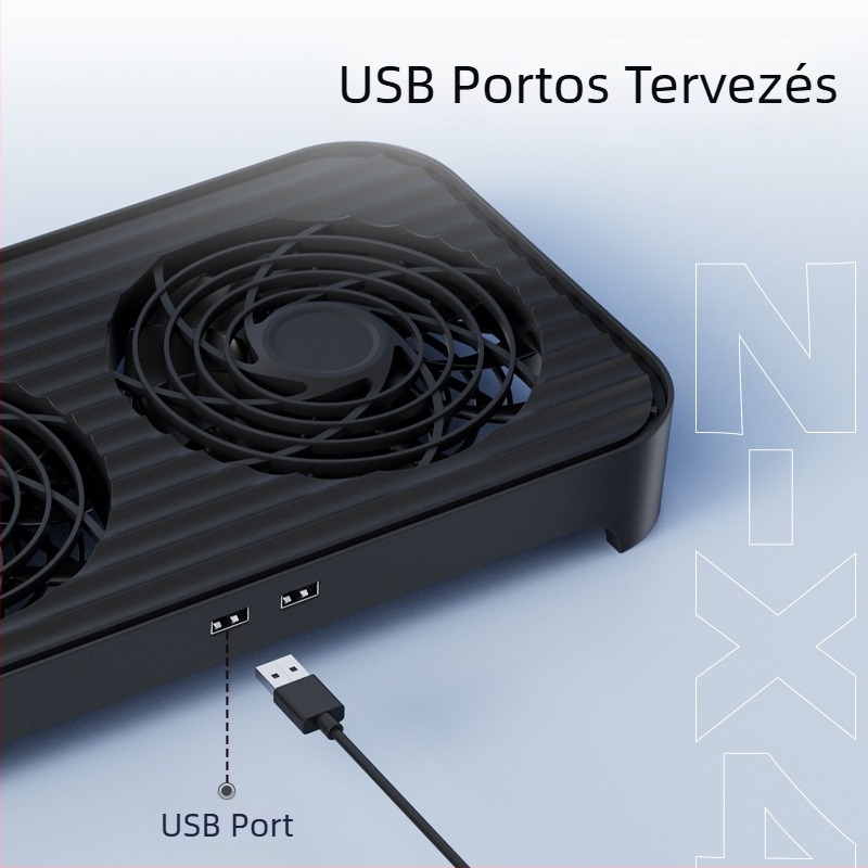 USB hűtőventilátor Z-X4 router radiátor alap set-top box host konzol 14 cm-es ventilátor
