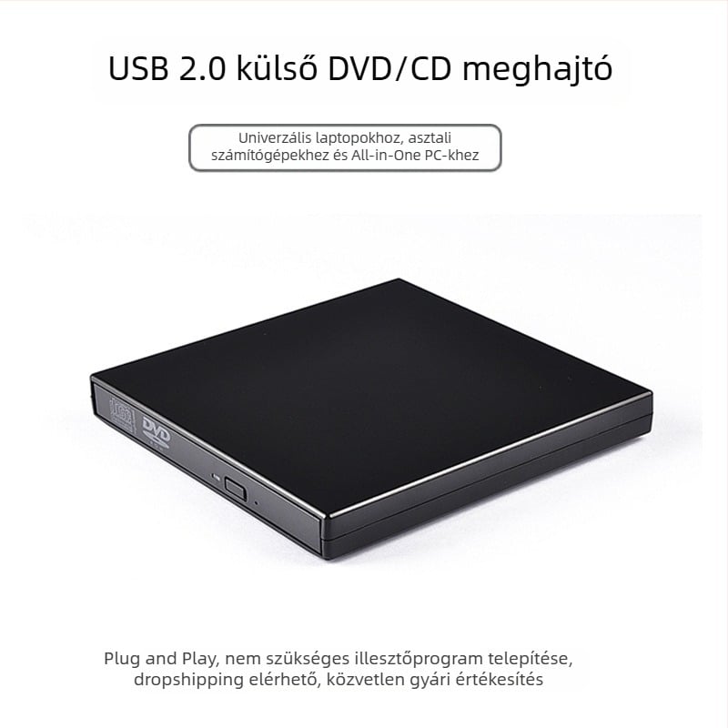 USB külső notebook asztali DVD/CD külső számítógép mobil író és olvasó optikai meghajtó 2.0 erős kompatibilitással
