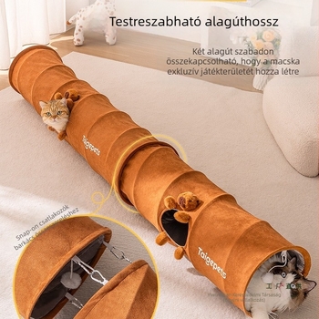 Macskaalagút macskafészek, univerzális minden évszakhoz, macskaalagút menedék, nyári alvófészek fiatal macskáknak, háziállatoknak és kertészkedő háziállatoknak