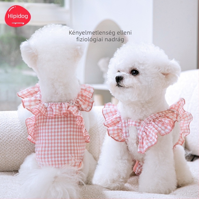 Kutya gomba csipkés haspánt női kutya zaklatás elleni kutyanadrág pelenka kisállat ruhák