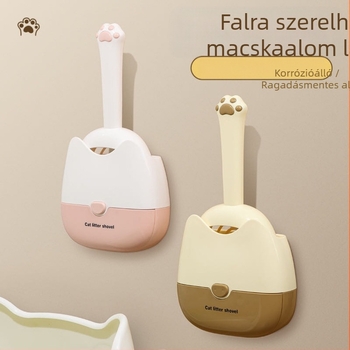 Határokon átnyúló új termék: kétszínű, falra szerelhető macskaalom-lapát kettős specifikációval; kettő az egyben falra szerelhető kialakítás a kényelmesebb tárolás és szagtalanítás érdekében.