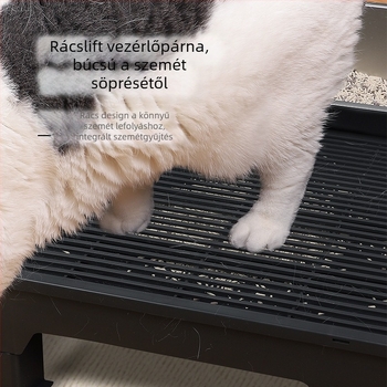 Macskaalom Szőnyeg, Alomvezérlő Platform, Állítható Alomvezérlő Pedál, Idős Macska Lépcsőszőnyeg, Macskaalomvezérlő Szőnyeg, Fröccsenésgátló