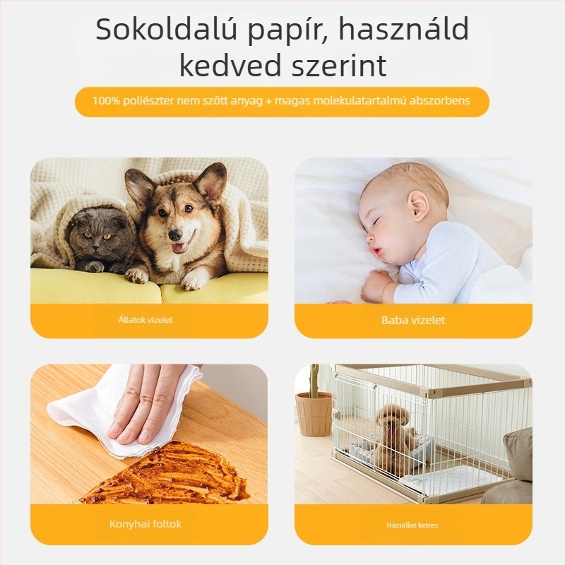 Pelenkás alátét pelenka alátét kutya pelenka dezodor macska kisállat kiképzés toalett kellékek