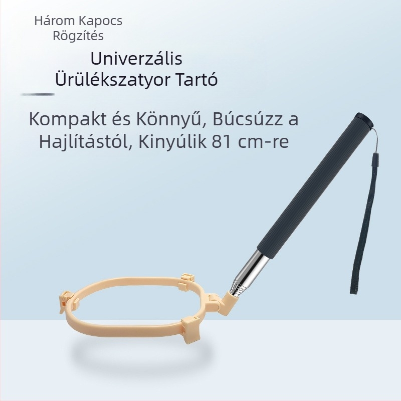 Kutya WC-gyűjtő, Kutyasétáltató WC-gyűjtő, Kompakt, Háromcsatos, Fix, Univerzális Kisállat WC-gyűjtő