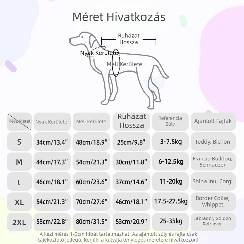 Téli kiskutya ruhák Meleg és szélálló báránybőr mellény Kis, közepes és nagy kutyáknak
