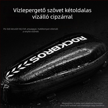 ROCKBROS kerékpártáska, első vázas táska, elöl akasztós táska, hegyi kerékpár kemény héjú csőtáska, kerékpár felszerelés, gyári outlet