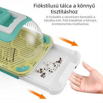 Hüllőpalota gyík kisállat doboz multifunkcionális menekülésgátló hordozható kültéri műtárgy megfigyelő doboz átlátszó doboz