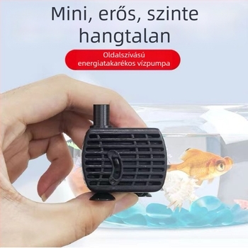 Akvárium mini vízpumpa sziklakert szökőkút vízpumpa kis keringető szivattyú szűrő bonsai ultra csendes usb kicsi