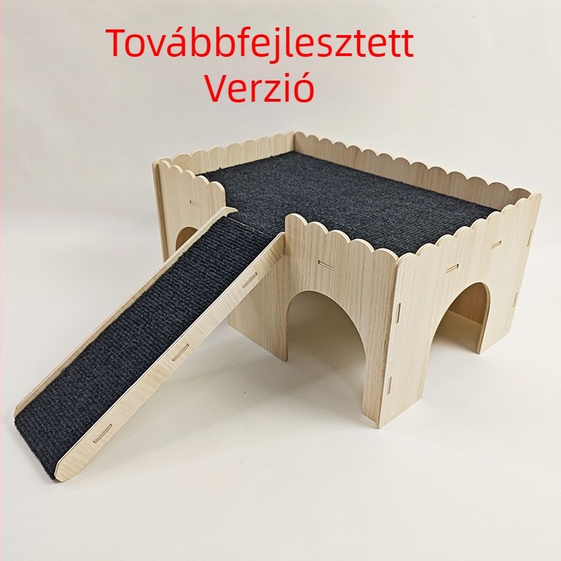 Tömörfa mókus hörcsög holland malac fészek totoro nyúl arany medve kis ház tengerimalac sün kisállat fészek hálószoba